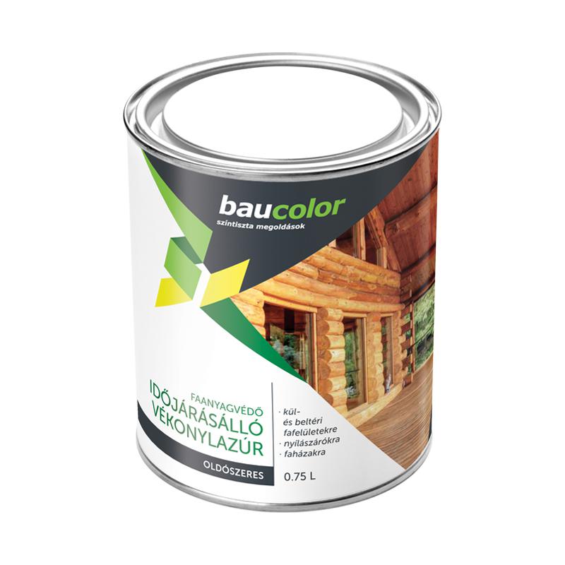 BauColor Faanyagvédő Időjárásálló Vékonylazúr